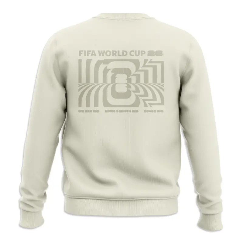 Mexico Worldcup Jerseys 2026 World Cup Amplified Cream Crew Sweatshirt – Unisex – Authentic Soccer Kits & Shirts