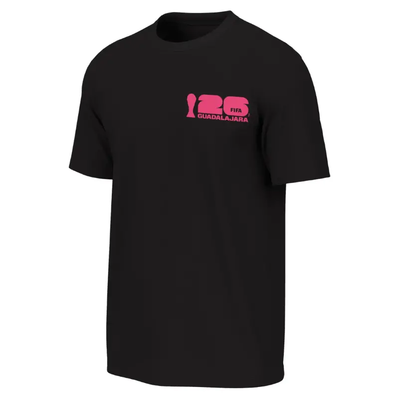 Mexico Worldcup Jerseys 2026 World Cup Guadalajara Poster Black T-Shirt – Unisex – Authentic Soccer Kits & Shirts