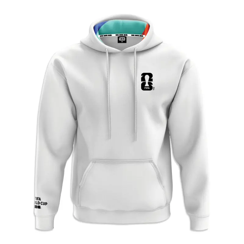 Mexico Worldcup Jerseys 2026 World Cup Pattern White Hoodie – Unisex – Authentic Soccer Kits & Shirts