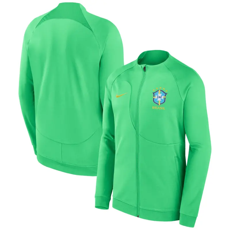 Mexico Worldcup Jerseys Brazil National Team Nike 2022 Academy Pro Anthem Performance Raglan Full-Zip Jacket – Green – Authentic Soccer Kits & Shirts