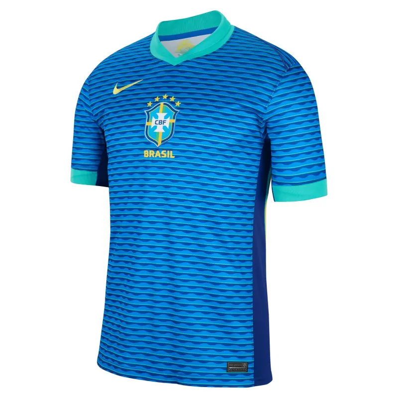 Mexico Worldcup Jerseys Brazil National Team Nike 2024 Away Stadium Replica Jersey – Blue – Authentic Soccer Kits & Shirts