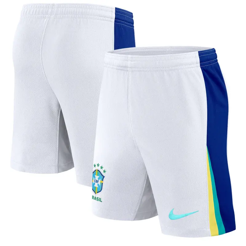 Mexico Worldcup Jerseys Brazil National Team Nike 2024 Away Stadium Shorts – White – Authentic Soccer Kits & Shirts