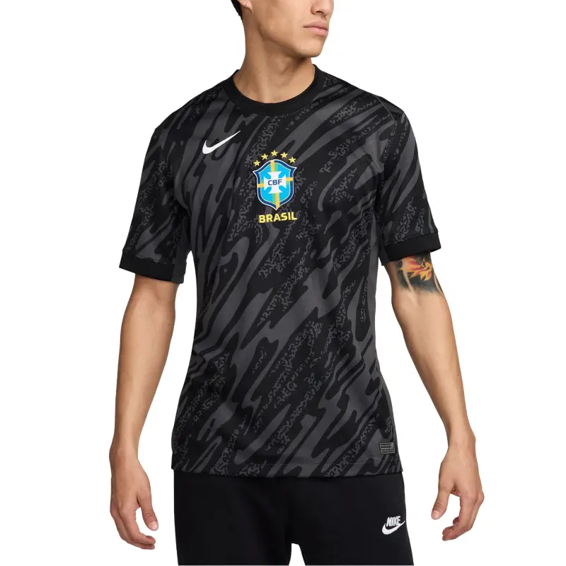 Mexico Worldcup Jerseys Brazil National Team Nike 2024 Goalkeeper Replica Stadium Jersey – Anthracite – Authentic Soccer Kits & Shirts