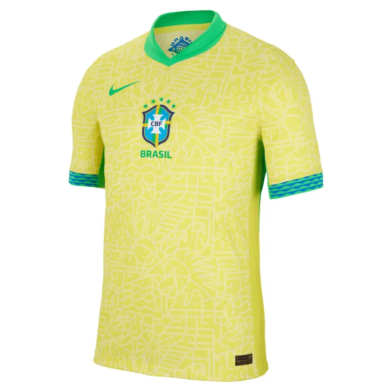 Mexico Worldcup Jerseys Brazil National Team Nike 2024 Home Match Authentic Jersey – Yellow – Authentic Soccer Kits & Shirts