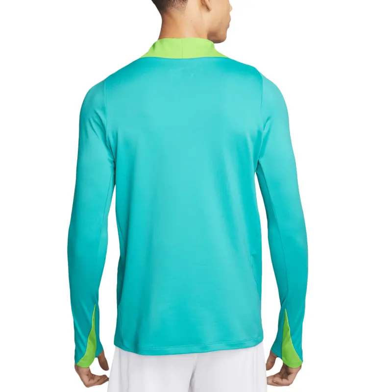 Mexico Worldcup Jerseys Brazil National Team Nike 2024 Strike Drill Performance Quarter-Zip Pullover Top – Aqua – Authentic Soccer Kits & Shirts