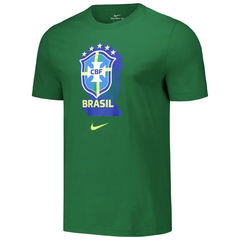 Mexico Worldcup Jerseys Brazil National Team Nike Crest Core T-Shirt – Green – Authentic Soccer Kits & Shirts