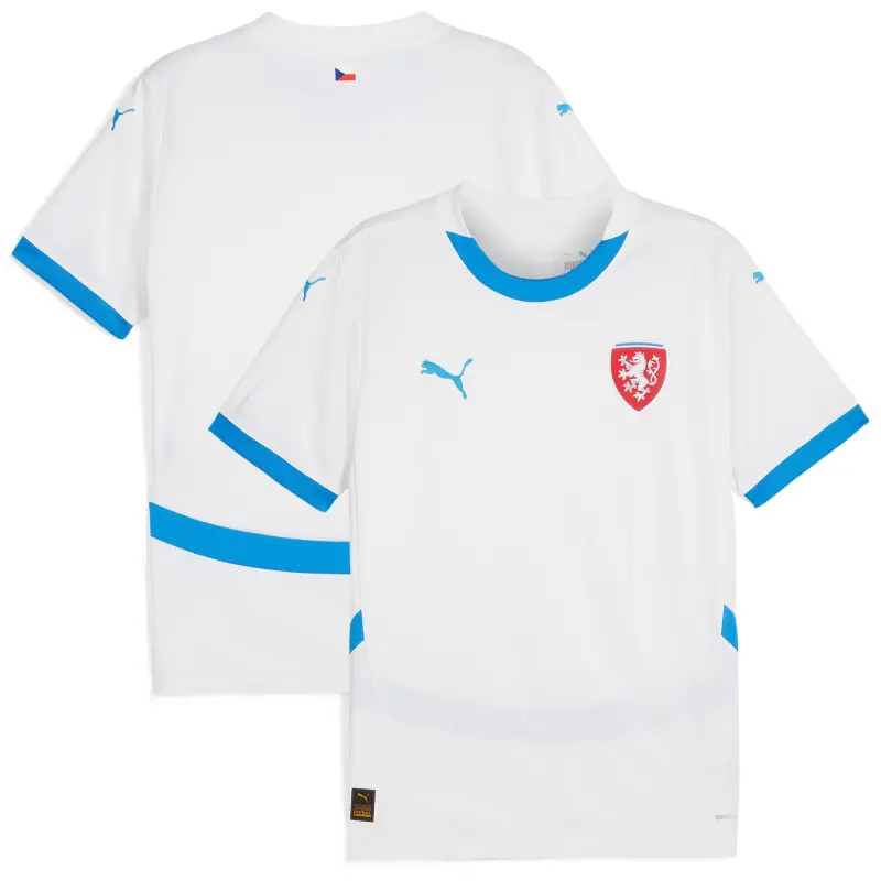 Mexico Worldcup Jerseys Czech Republic National Team Puma 2024 Away Replica Jersey – White – Authentic Soccer Kits & Shirts