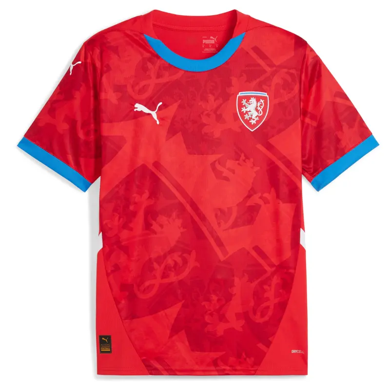 Mexico Worldcup Jerseys Czech Republic National Team Puma 2024 Home Replica Jersey – Red – Authentic Soccer Kits & Shirts