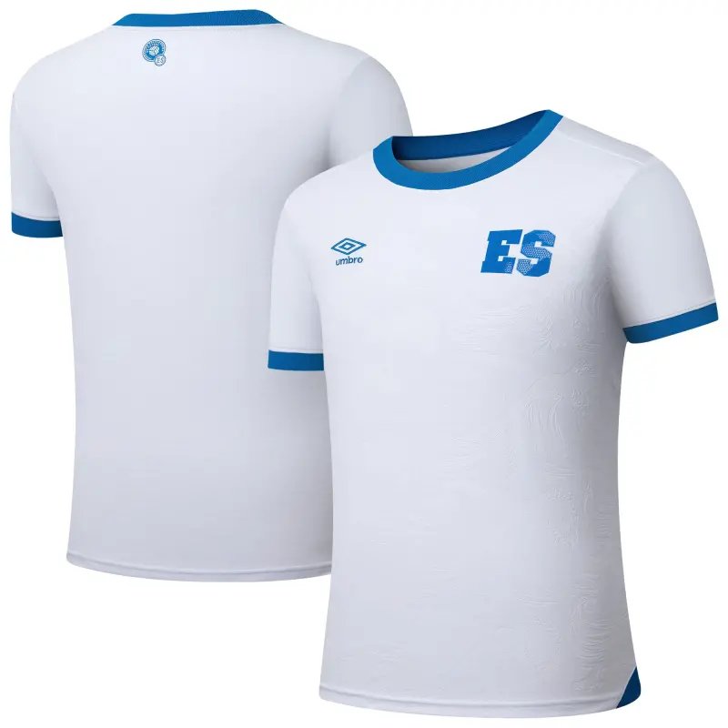 Mexico Worldcup Jerseys El Salvador National Team Umbro 2025 Away Replica Jersey – White – Authentic Soccer Kits & Shirts