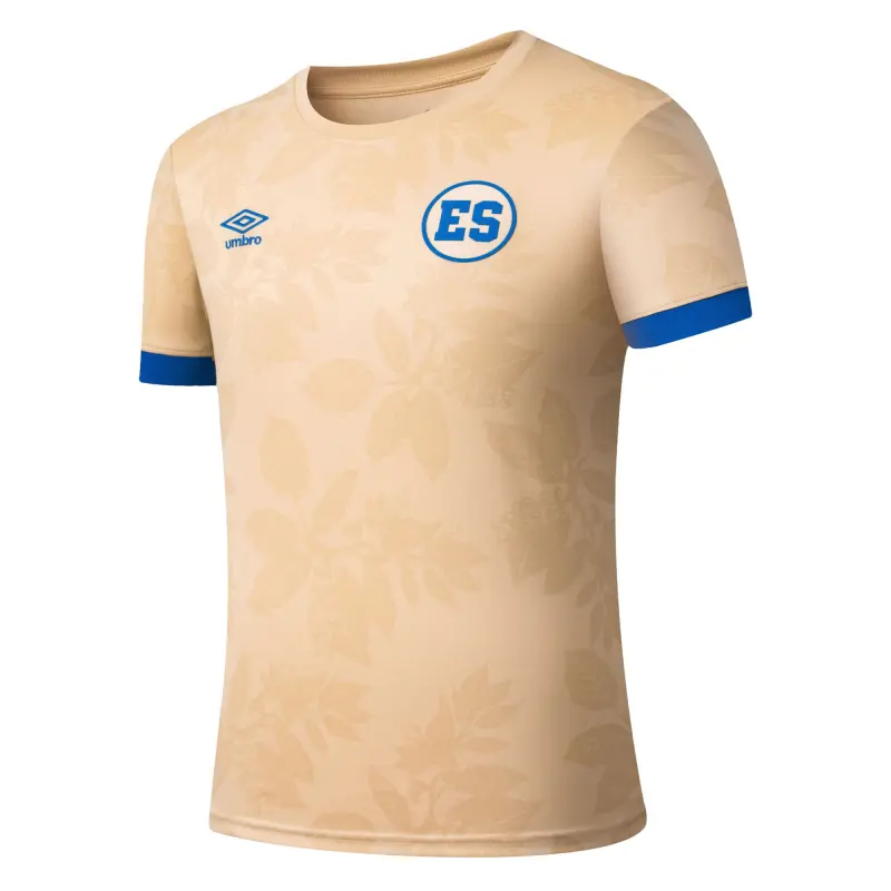 Mexico Worldcup Jerseys El Salvador National Team Umbro 2025 Pre-Match Jersey – Tan – Authentic Soccer Kits & Shirts