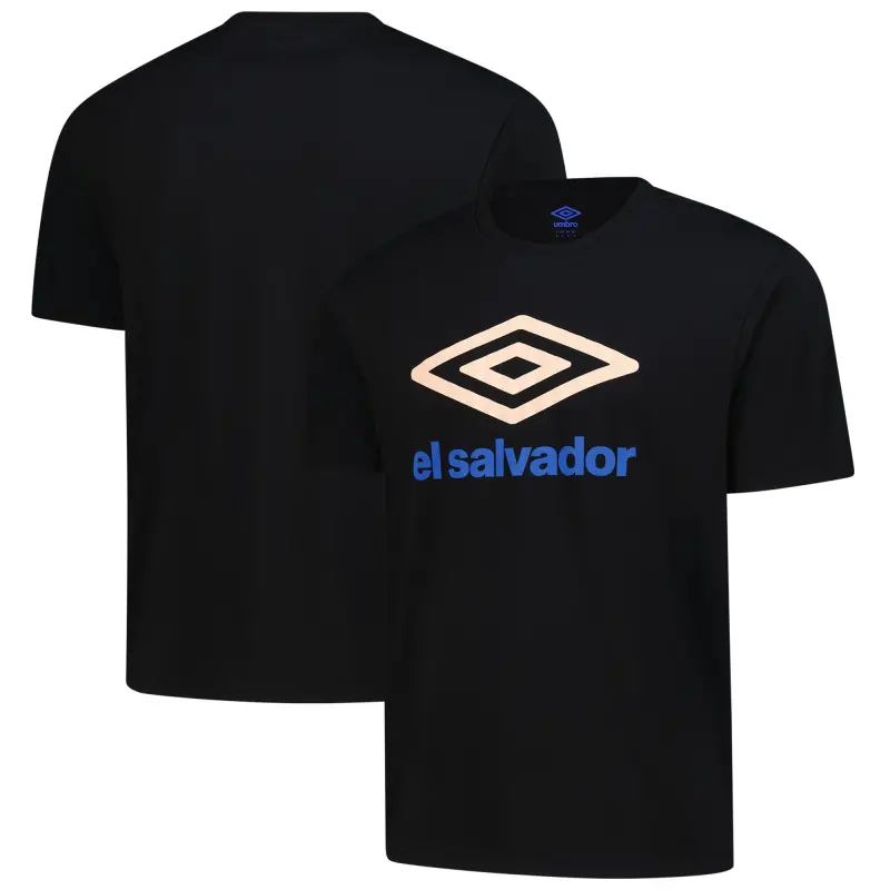 Mexico Worldcup Jerseys El Salvador National Team Umbro Graphic T-Shirt – Black – Authentic Soccer Kits & Shirts