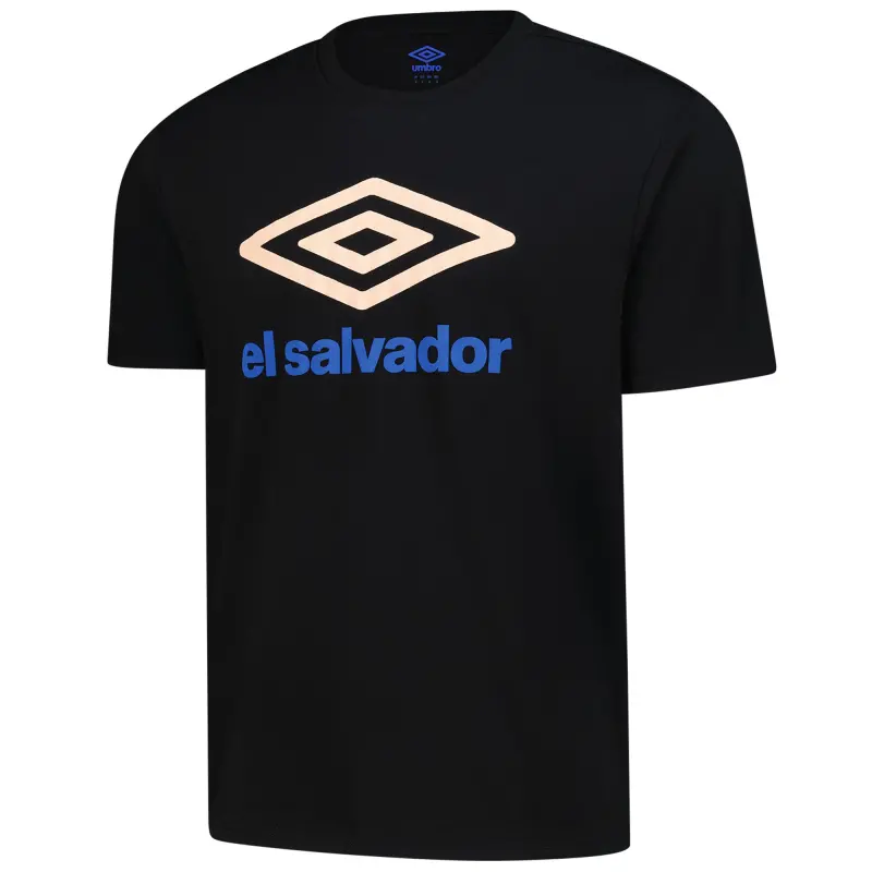 Mexico Worldcup Jerseys El Salvador National Team Umbro Graphic T-Shirt – Black – Authentic Soccer Kits & Shirts