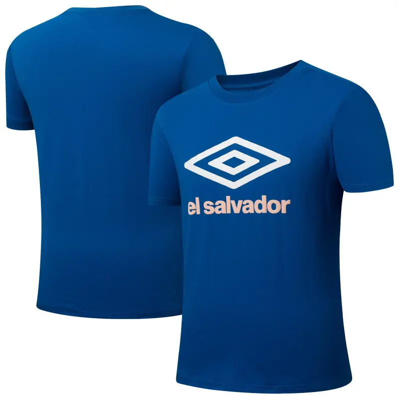 Mexico Worldcup Jerseys El Salvador National Team Umbro Graphic T-Shirt Blue – Authentic Soccer Kits & Shirts