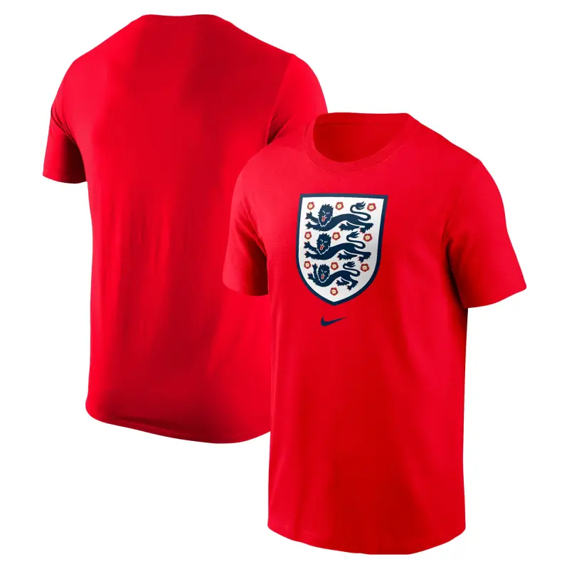 Mexico Worldcup Jerseys England National Team Nike Crest Core T-Shirt – Red – Authentic Soccer Kits & Shirts