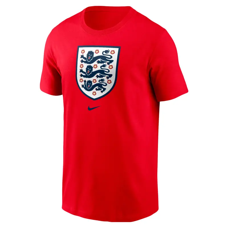 Mexico Worldcup Jerseys England National Team Nike Crest Core T-Shirt – Red – Authentic Soccer Kits & Shirts