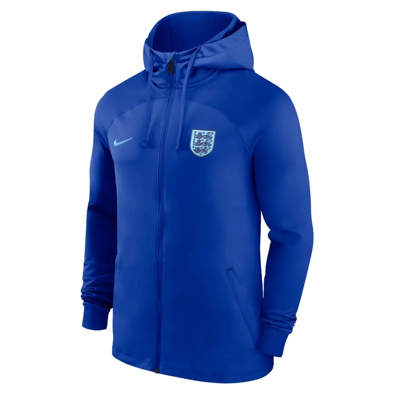 Mexico Worldcup Jerseys England National Team Nike Strike Raglan Hoodie Full-Zip Track Jacket – Blue – Authentic Soccer Kits & Shirts