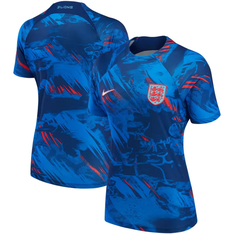 Mexico Worldcup Jerseys England National Team Nike Women’s 2022 Pre-Match Top Blue – Authentic Soccer Kits & Shirts
