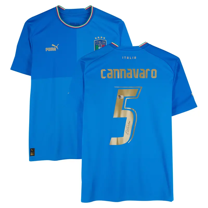 Mexico Worldcup Jerseys Fabio Cannavaro Italy National Team Autographed Fanatics Authentic 2022-23 Blue Home Puma Jersey – BAS – Authentic Soccer Kits & Shirts