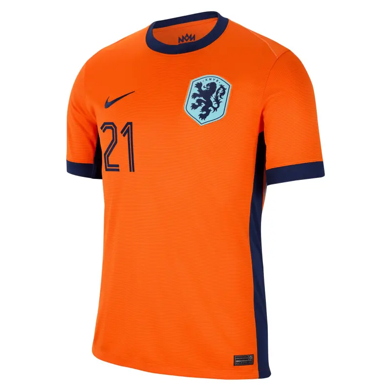 Mexico Worldcup Jerseys Frenkie de Jong Netherlands National Team Nike 2024 Home Replica Jersey – Orange – Authentic Soccer Kits & Shirts