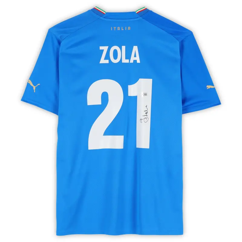 Mexico Worldcup Jerseys Gianfranco Zola Italy National Team Autographed Fanatics Authentic 2022-23 Blue Home Puma Jersey – BAS – Authentic Soccer Kits & Shirts
