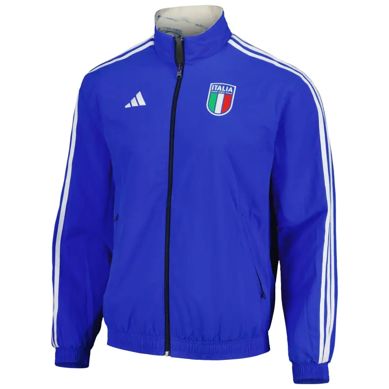 Mexico Worldcup Jerseys Italy National Team adidas Team Logo Anthem Reversible Full-Zip Jacket – White – Authentic Soccer Kits & Shirts
