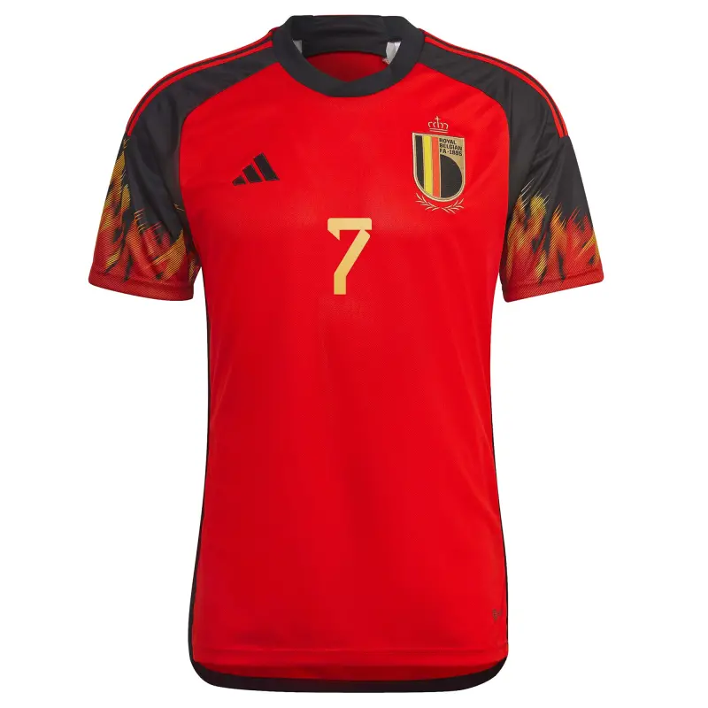 Mexico Worldcup Jerseys Kevin De Bruyne Belgium National Team adidas 2022/23 Home Replica Jersey – Red – Authentic Soccer Kits & Shirts