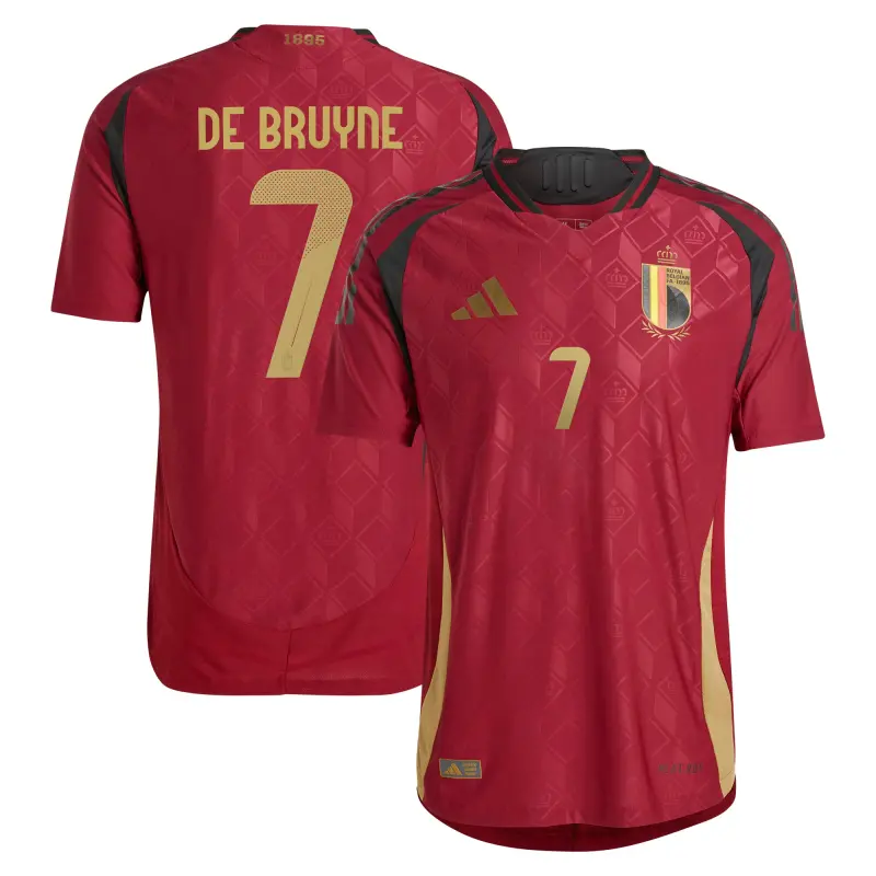 Mexico Worldcup Jerseys Kevin De Bruyne Belgium National Team adidas 2024 Home Authentic Player Jersey – Burgundy – Authentic Soccer Kits & Shirts