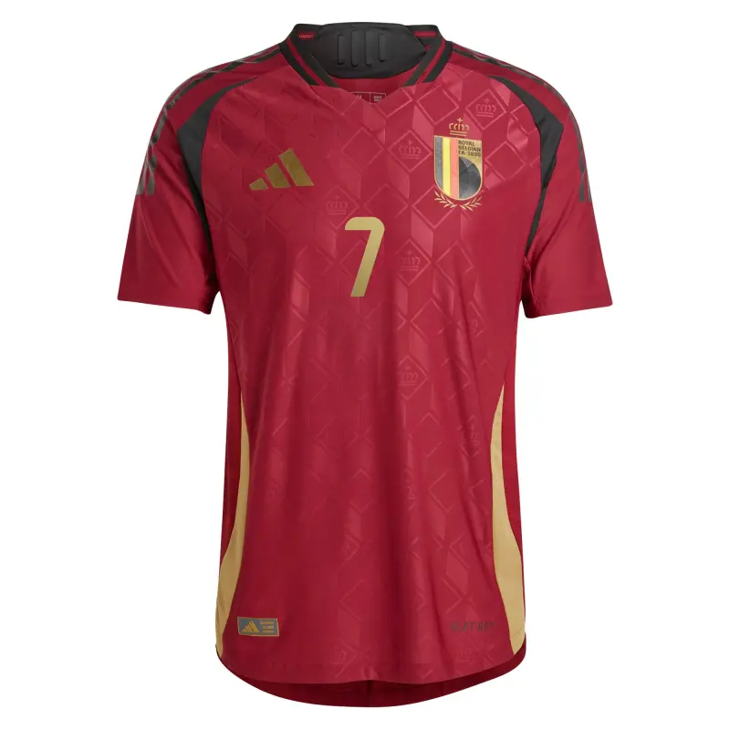 Mexico Worldcup Jerseys Kevin De Bruyne Belgium National Team adidas 2024 Home Authentic Player Jersey – Burgundy – Authentic Soccer Kits & Shirts
