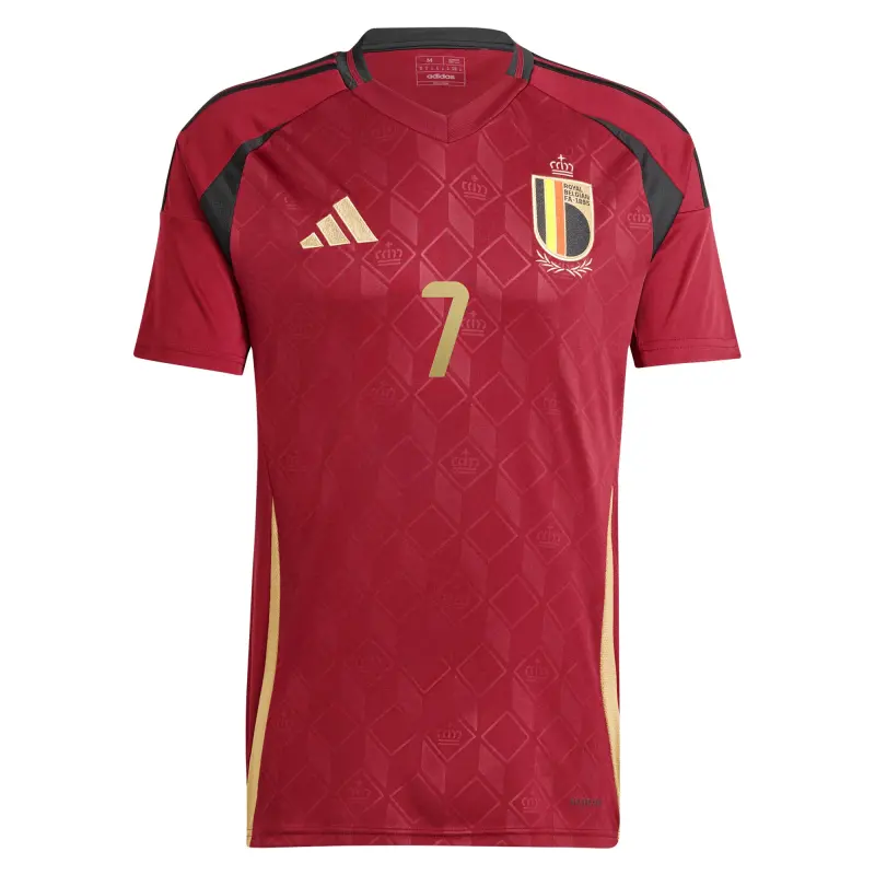 Mexico Worldcup Jerseys Kevin De Bruyne Belgium National Team adidas 2024 Home Replica Player Jersey – Burgundy – Authentic Soccer Kits & Shirts