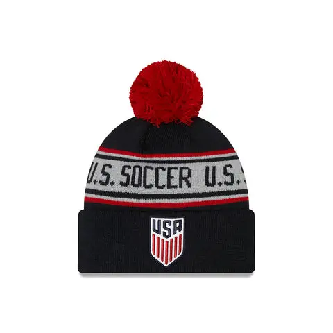 Mexico Worldcup Jerseys Men’s New Era USMNT Knit Repeat Pom Beanie – Authentic Soccer Kits & Shirts