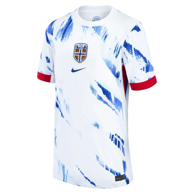 Mexico Worldcup Jerseys Norway National Team Nike Youth 2024 Away Replica Blank Jersey – White – Authentic Soccer Kits & Shirts